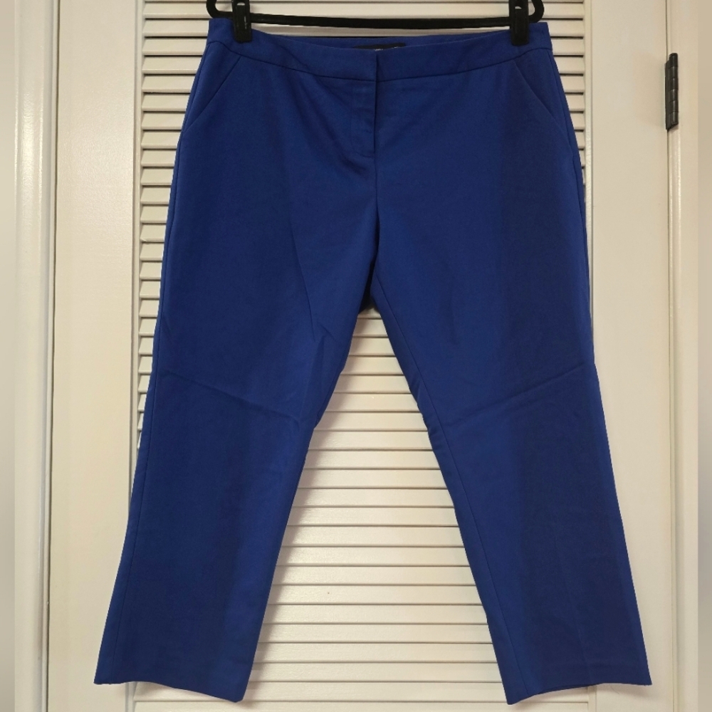 Amanda + Chelsea - (Plus-Size) Blue Business Casual Office Pants With Pockets